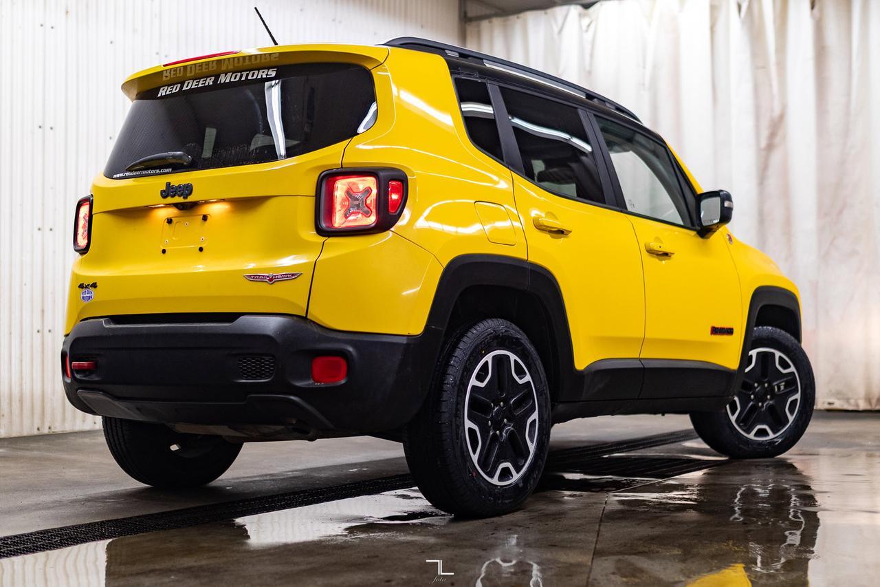2015 Jeep Renegade 4x4 Trailhawk Leather BCam Red Deer AB