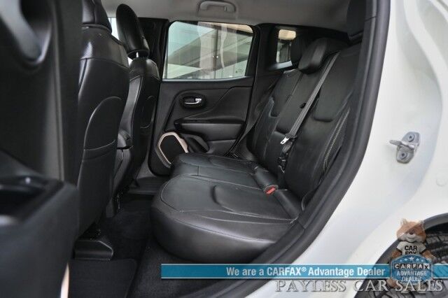 2015 Jeep Renegade Limited / 4X4 / Auto Start / Power & Heated Leather Seats / Heated Steering Wheel / Blind Spot Alert / Bluetooth / USB Input / Back Up Camera / Cruise Control / Keyless Entry & Start / 29 MPG / 1-Owner Anchorage AK