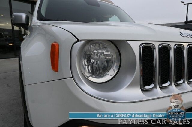 2015 Jeep Renegade Limited / 4X4 / Auto Start / Power & Heated Leather Seats / Heated Steering Wheel / Blind Spot Alert / Bluetooth / USB Input / Back Up Camera / Cruise Control / Keyless Entry & Start / 29 MPG / 1-Owner Anchorage AK