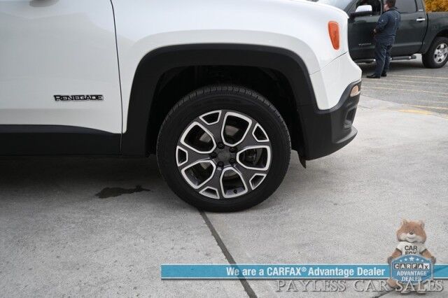 2015 Jeep Renegade Limited / 4X4 / Auto Start / Power & Heated Leather Seats / Heated Steering Wheel / Blind Spot Alert / Bluetooth / USB Input / Back Up Camera / Cruise Control / Keyless Entry & Start / 29 MPG / 1-Owner Anchorage AK