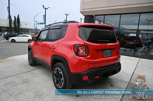 2015 Jeep Renegade Trailhawk / 4X4 / Heated Cloth Seats / Heated Steering Wheel / Auto Start / Open Air Sunroof / Bluetooth / Back Up Camera / Cruise Control / Keyless Entry & Start / Block Heater / Alloy Wheels / Tow Pkg Anchorage AK