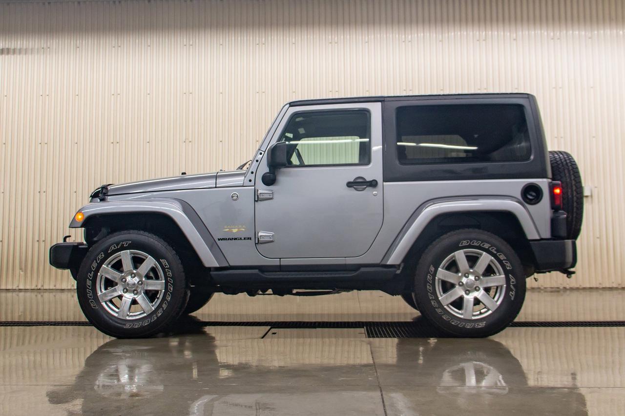 2015 Jeep Wrangler 4x4 Sahara 2 Door Nav Remote Start Red Deer AB