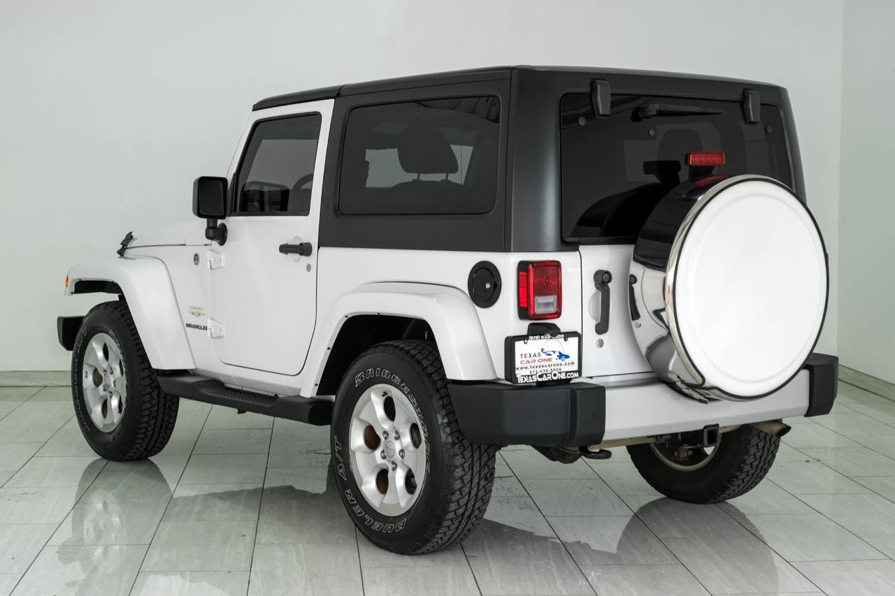 2015 Jeep Wrangler SAHARA 4WD HARD TOP CONVERTIBLE CRUISE CONTROL ALLOY WHEELS TOW Carrollton TX