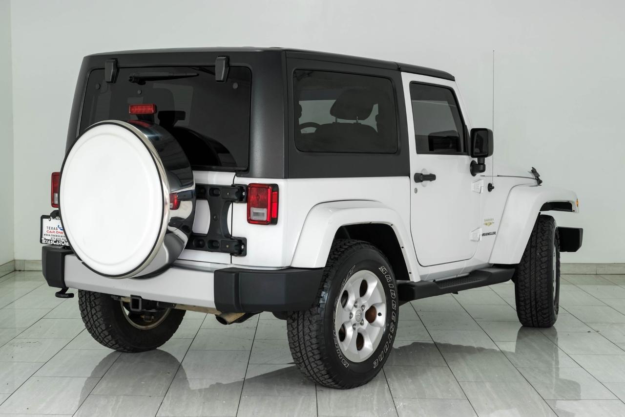 2015 Jeep Wrangler SAHARA 4WD HARD TOP CONVERTIBLE CRUISE CONTROL ALLOY WHEELS TOW HITCH Carrollton TX