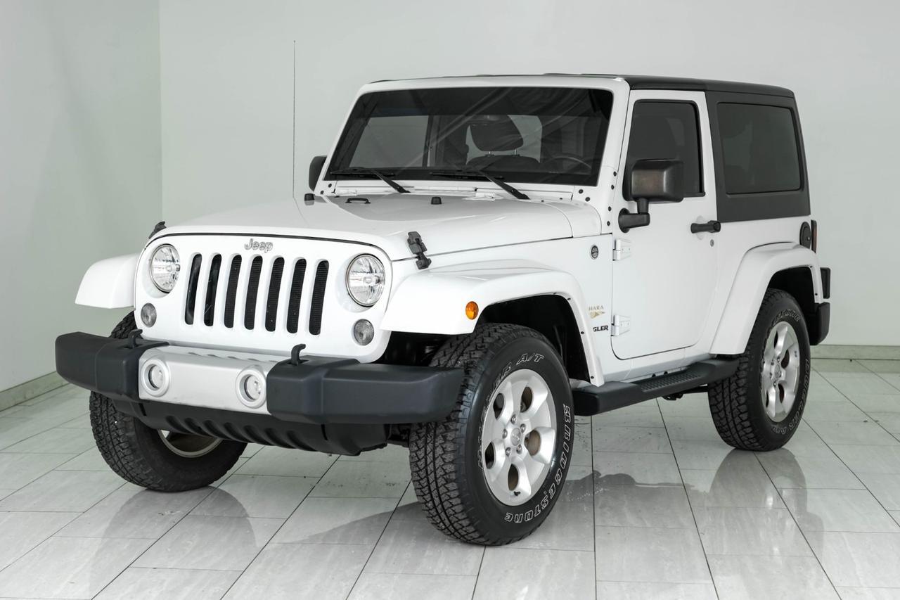2015 Jeep Wrangler SAHARA 4WD HARD TOP CONVERTIBLE CRUISE CONTROL ALLOY WHEELS TOW HITCH Carrollton TX