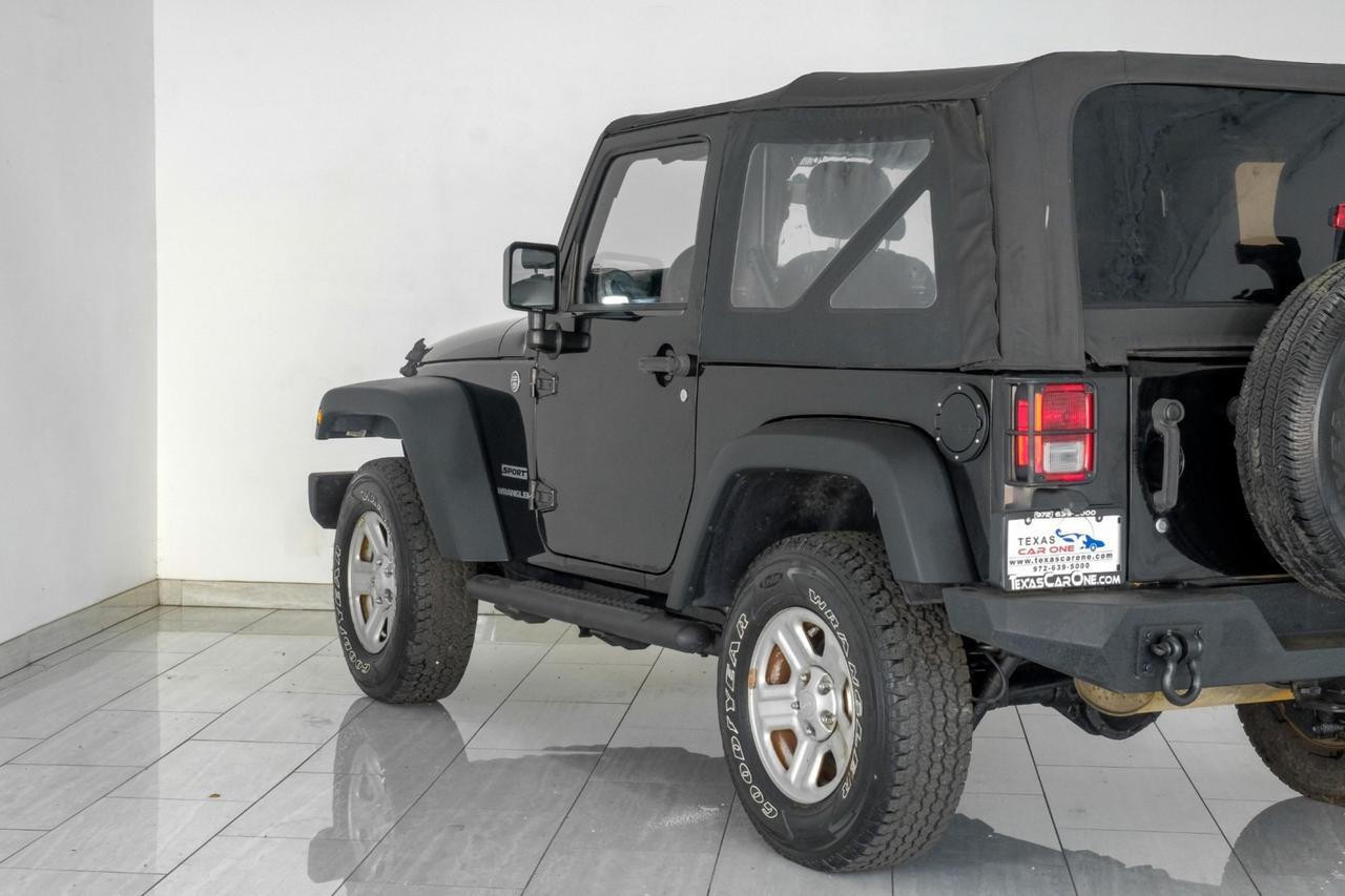 2015 Jeep Wrangler SPORT 4WD SOFT TOP CONVERTIBLE CRUISE CONTROL STEERING WHEEL CON Carrollton TX