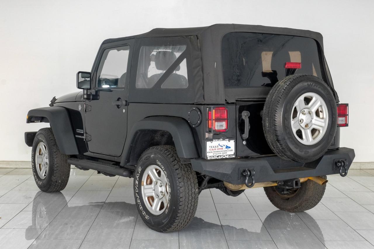 2015 Jeep Wrangler SPORT 4WD SOFT TOP CONVERTIBLE CRUISE CONTROL STEERING WHEEL CON Carrollton TX