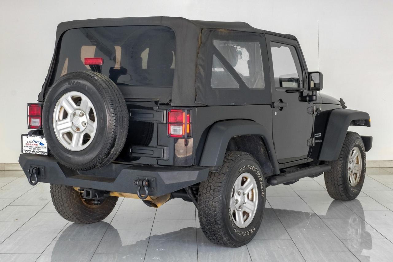 2015 Jeep Wrangler SPORT 4WD SOFT TOP CONVERTIBLE CRUISE CONTROL STEERING WHEEL CON Carrollton TX