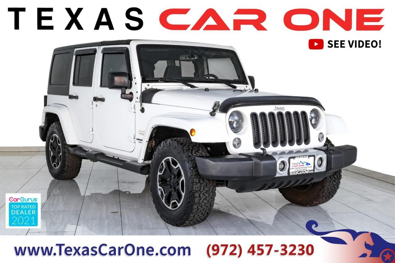 2015 Jeep Wrangler UNLIMITED SAHARA 4WD AUTOMATIC HARD TOP CONVERTIBLE NAVIGATION