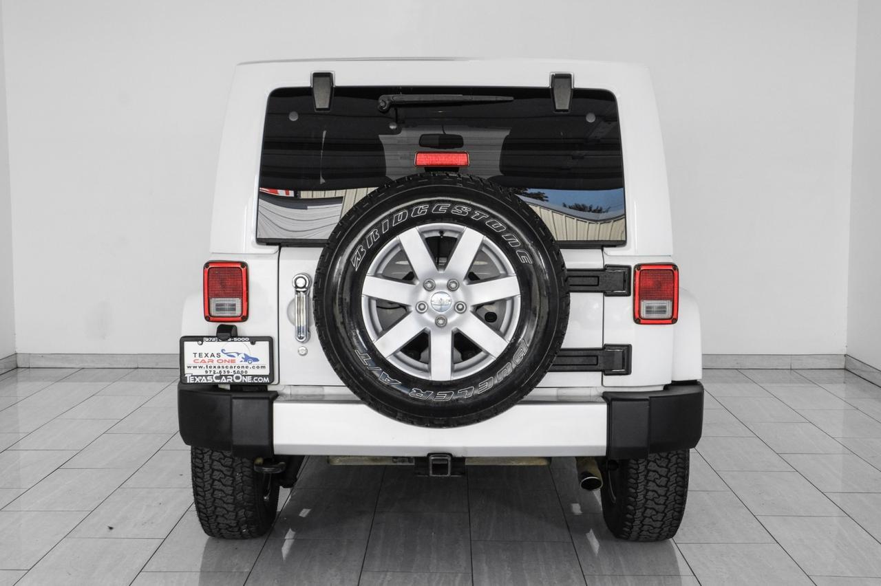 2015 Jeep Wrangler UNLIMITED SAHARA 4WD HARD TOP CONVERTIBLE NAVIGATION LEATHER HEA Carrollton TX