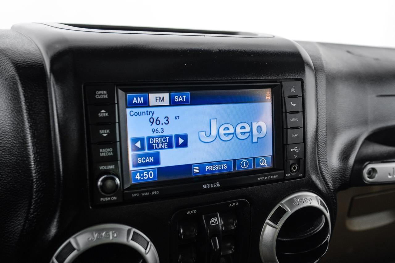 2015 Jeep Wrangler UNLIMITED SAHARA 4WD HARD TOP CONVERTIBLE NAVIGATION LEATHER HEA Carrollton TX