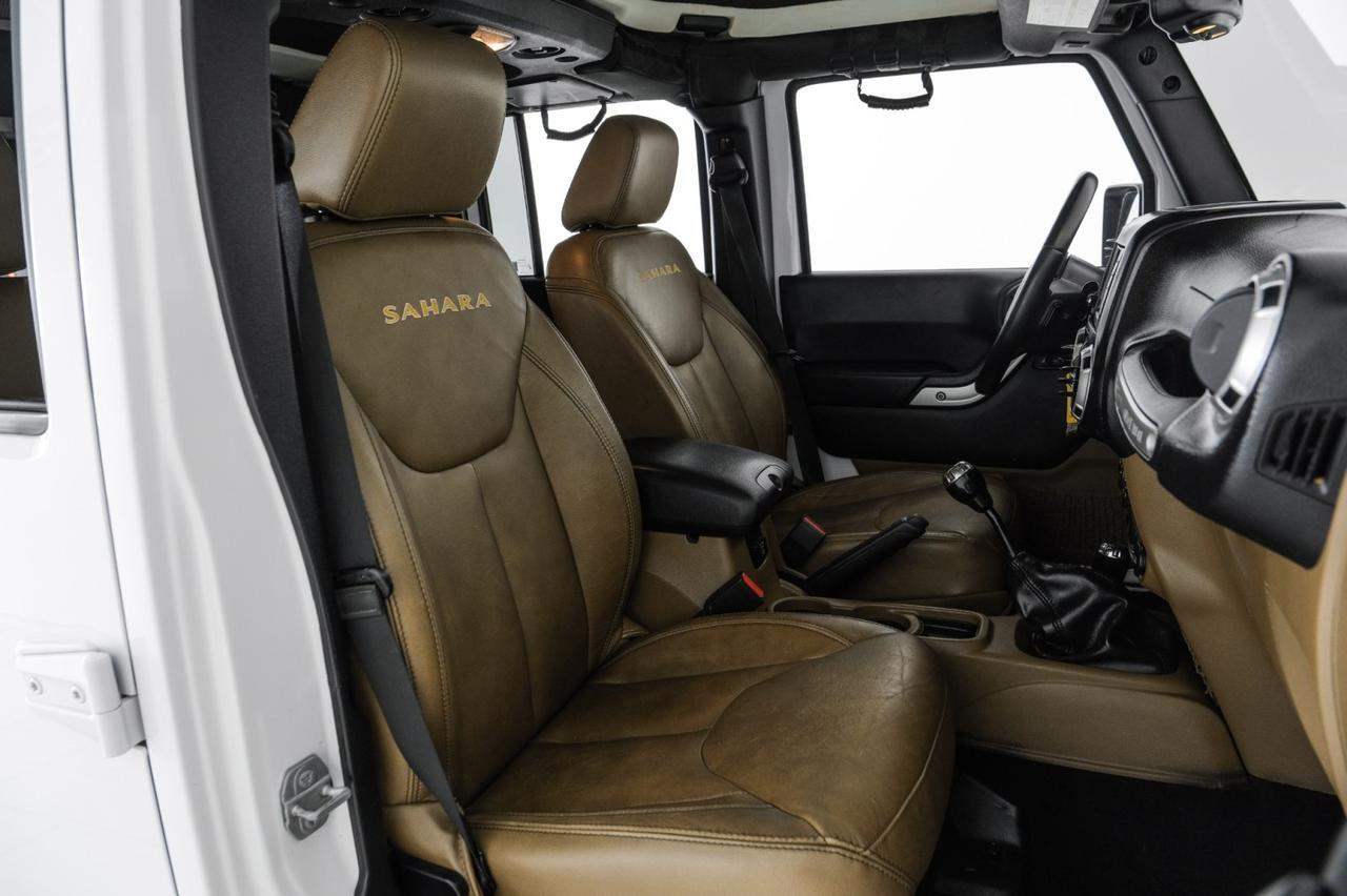 2015 Jeep Wrangler UNLIMITED SAHARA 4WD HARD TOP CONVERTIBLE NAVIGATION LEATHER HEA Carrollton TX