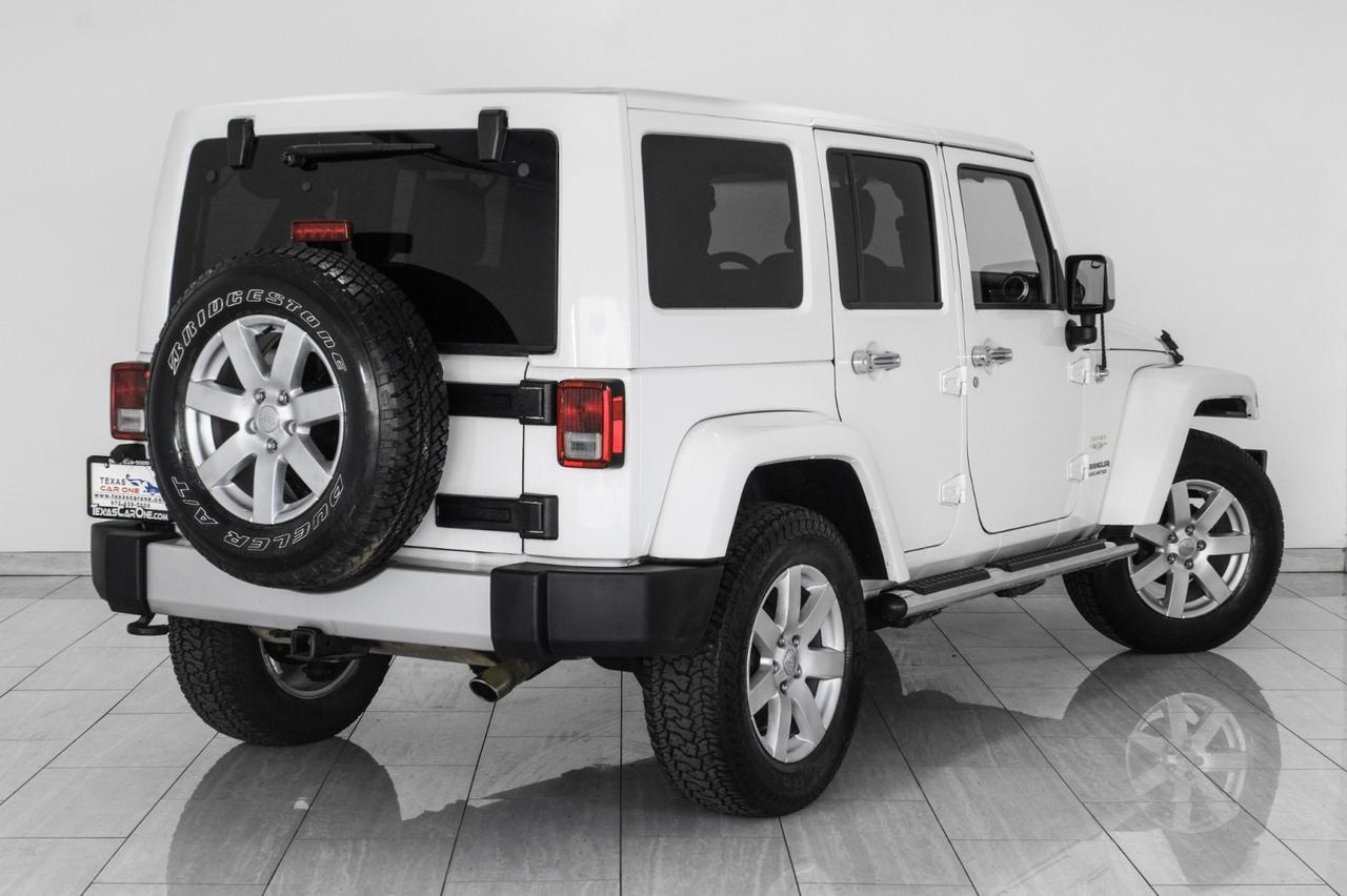 2015 Jeep Wrangler UNLIMITED SAHARA 4WD HARD TOP CONVERTIBLE NAVIGATION LEATHER HEA Carrollton TX