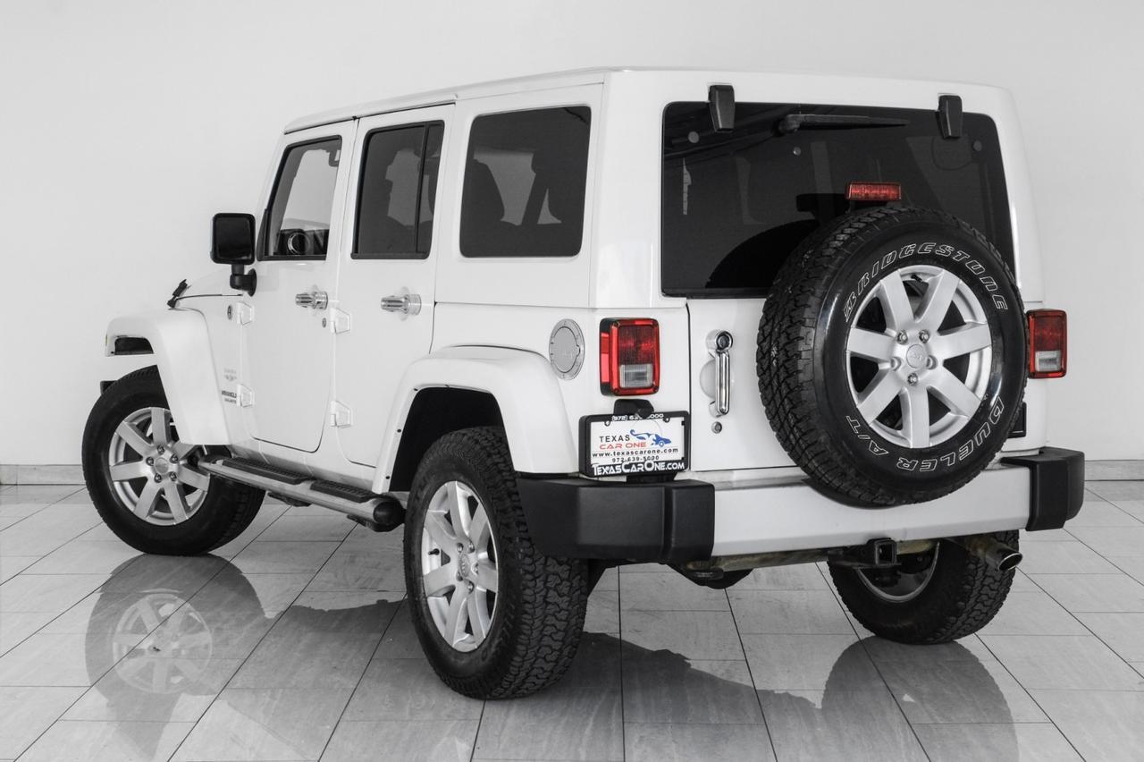 2015 Jeep Wrangler UNLIMITED SAHARA 4WD HARD TOP CONVERTIBLE NAVIGATION LEATHER HEA Carrollton TX