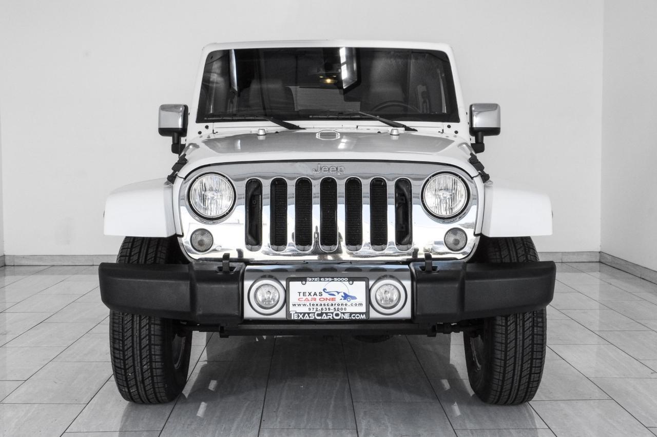 2015 Jeep Wrangler UNLIMITED SAHARA 4WD HARD TOP CONVERTIBLE NAVIGATION LEATHER HEA Carrollton TX