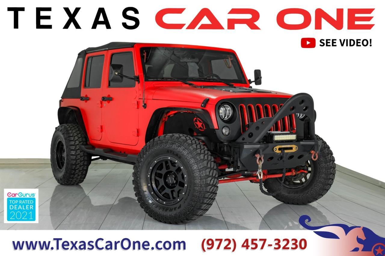 2015 Jeep Wrangler UNLIMITED SPORT 4WD SOFT TOP CONVERTIBLE CRUISE CONTROL TOW HITC