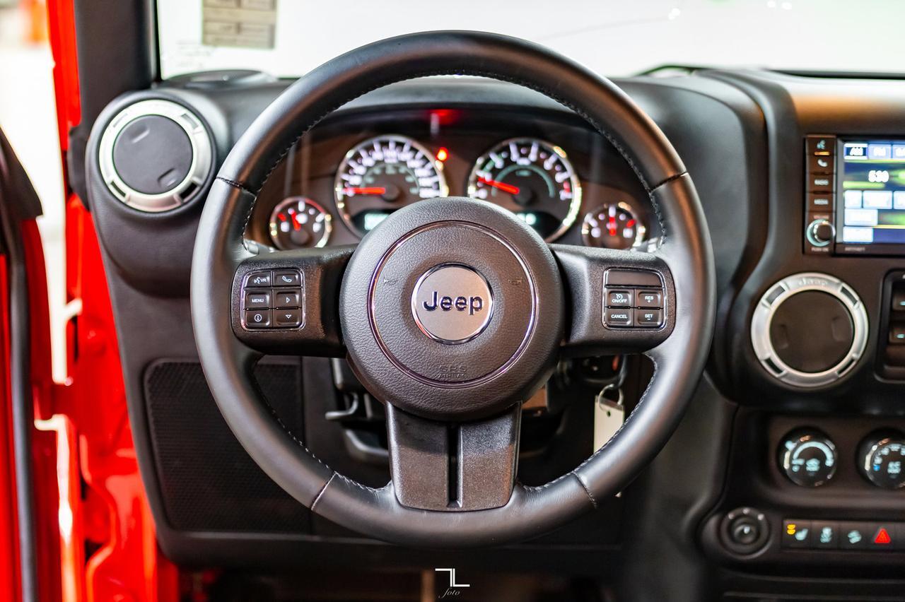 2015 Jeep Wrangler Unlimited 4x4 Sahara Leather Nav Red Deer AB