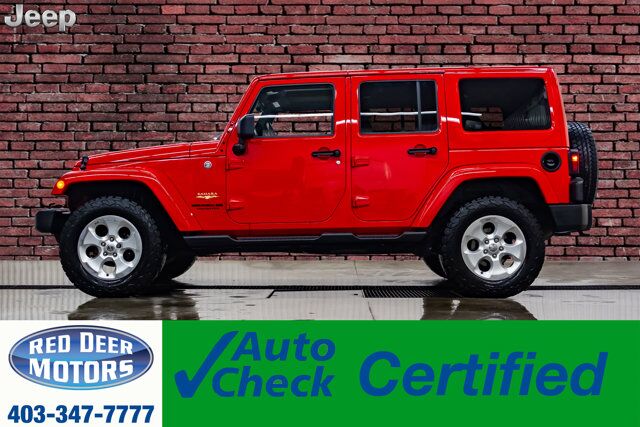 2015 Jeep Wrangler Unlimited 4x4 Sahara Leather Nav
