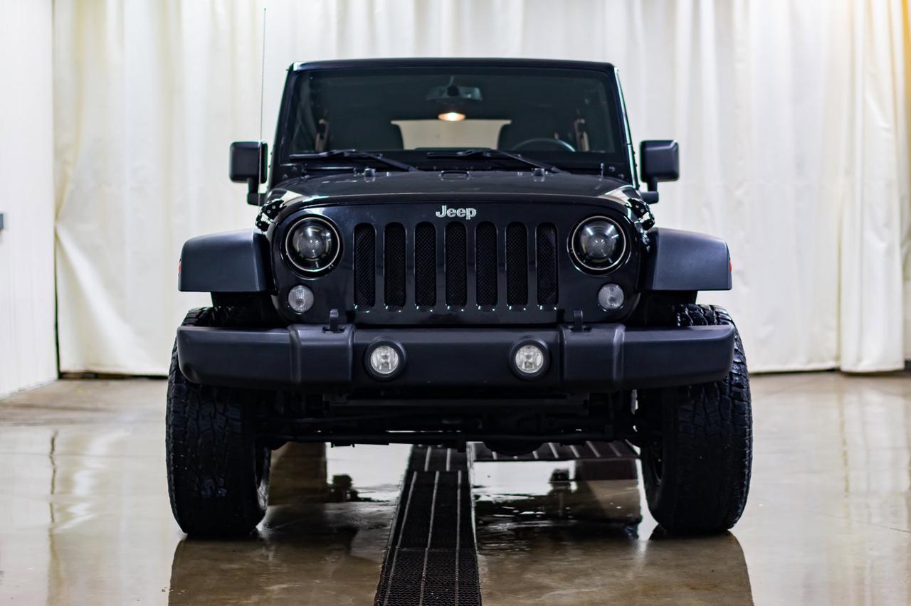 2015 Jeep Wrangler Unlimited 4x4 Sport Level Kit Manual Red Deer AB