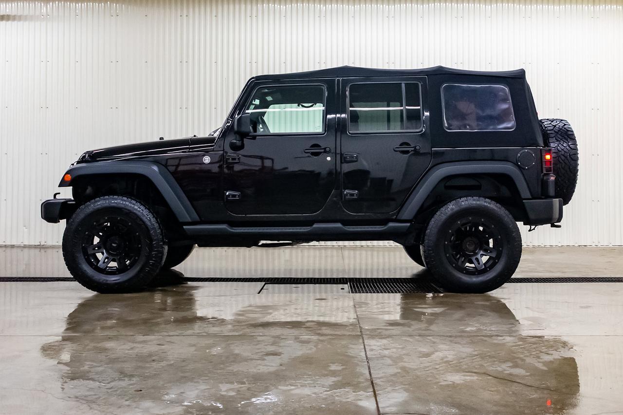 2015 Jeep Wrangler Unlimited 4x4 Sport Level Kit Manual Red Deer AB