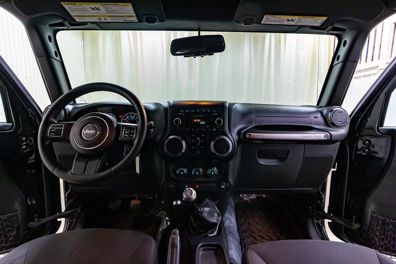 2015 Jeep Wrangler Unlimited 4x4 Sport Level Kit Manual Red Deer AB