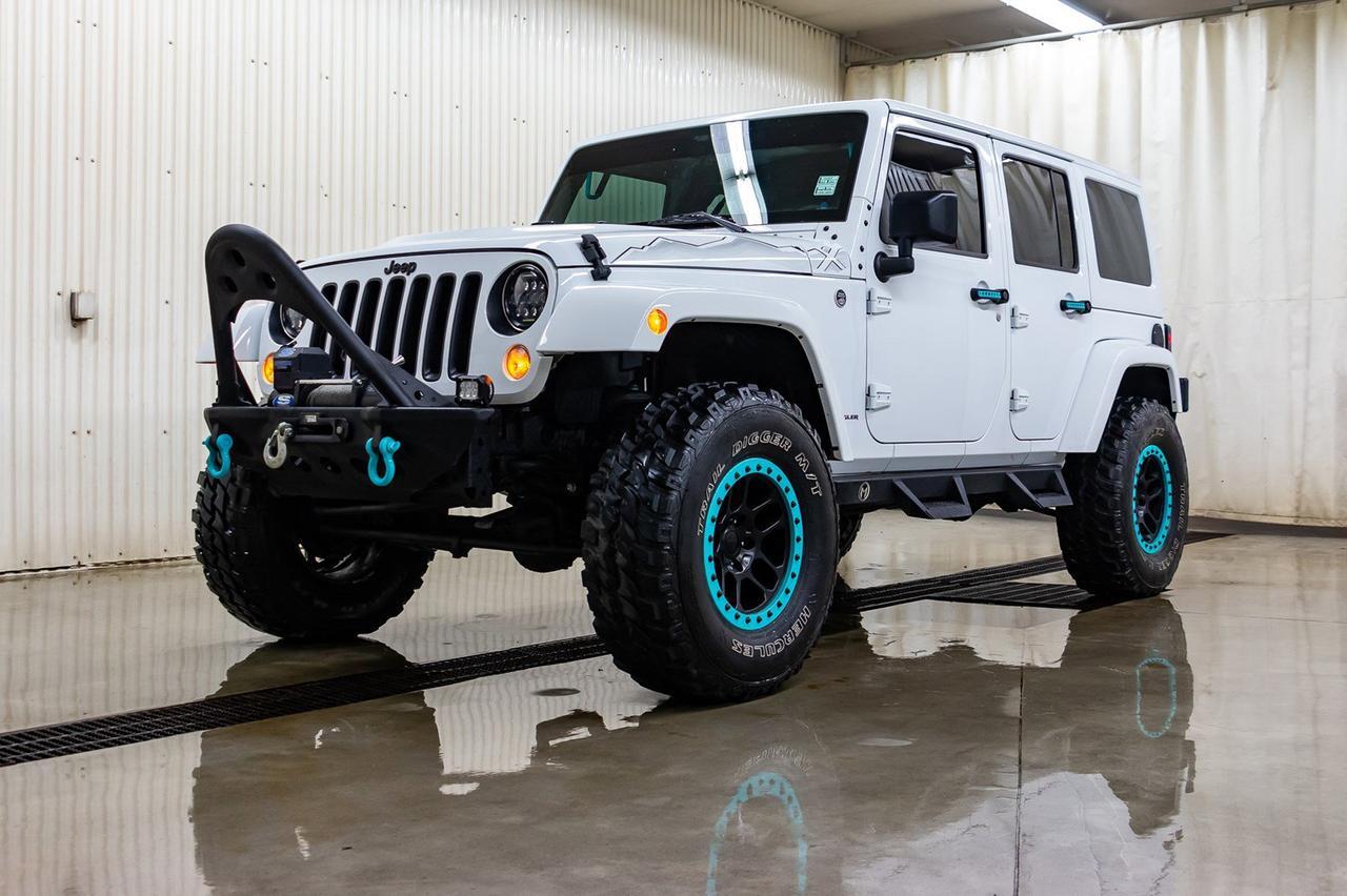 2015 Jeep Wrangler Unlimited 4x4 X Edition Leather Nav Lift Red Deer AB