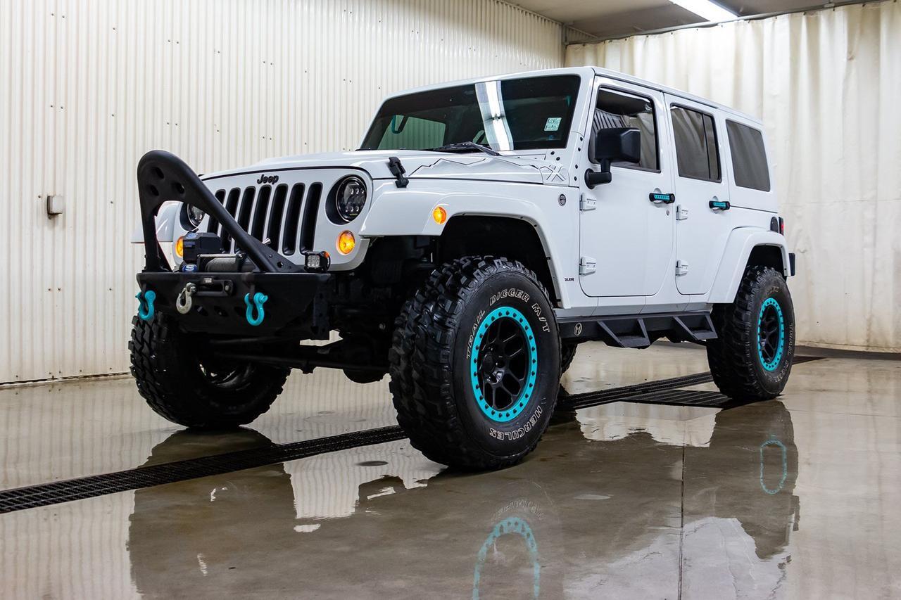 2015 Jeep Wrangler Unlimited 4x4 X Edition Leather Nav Lift Red Deer AB