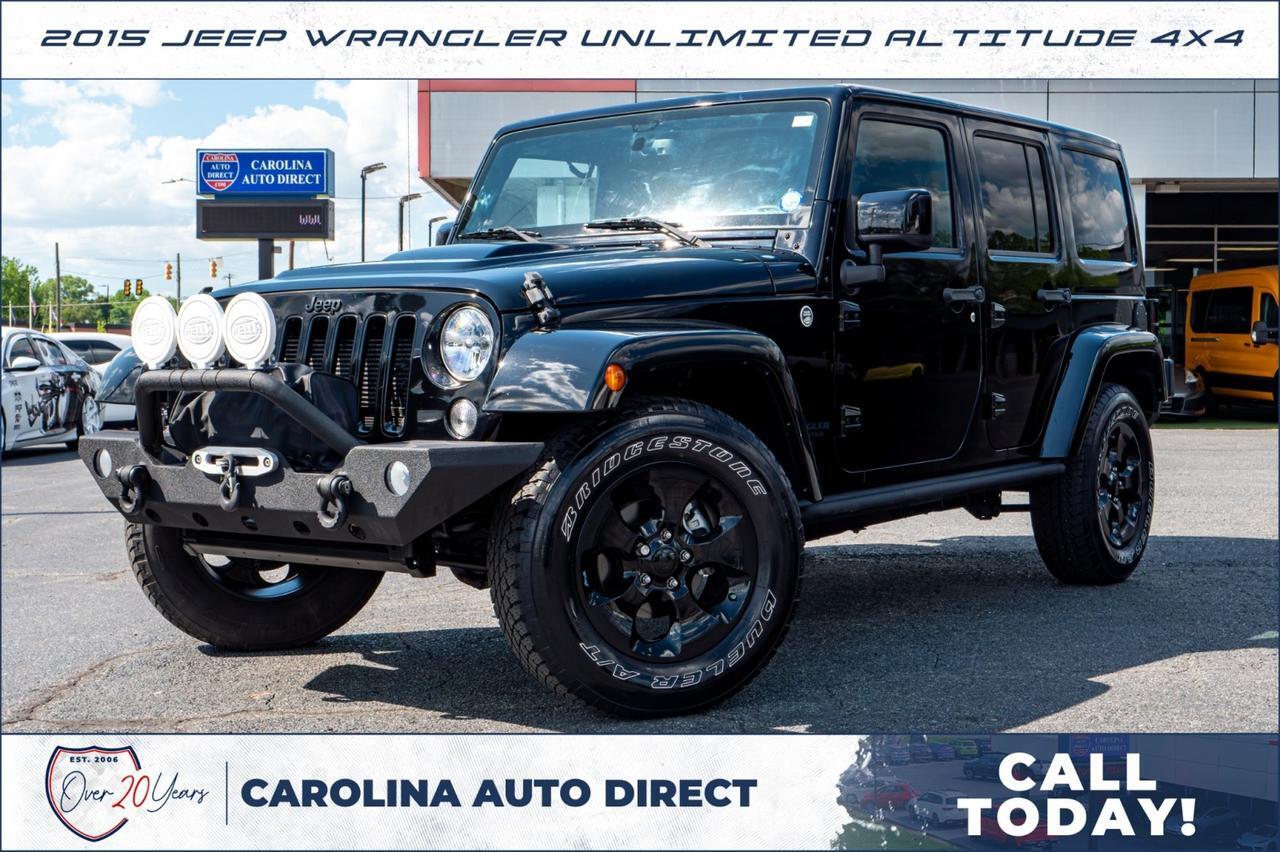 2015 Jeep Wrangler Unlimited Altitude 4X4 / Upgrades / Heated Front Seats! Lincolnton NC