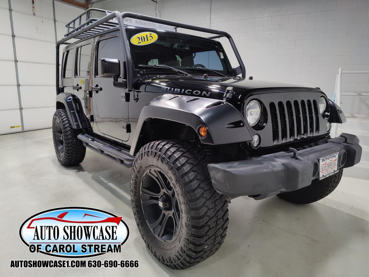 Used 2015 Jeep Wrangler Unlimited Rubicon 4x4 Lifted in Carol Stream IL