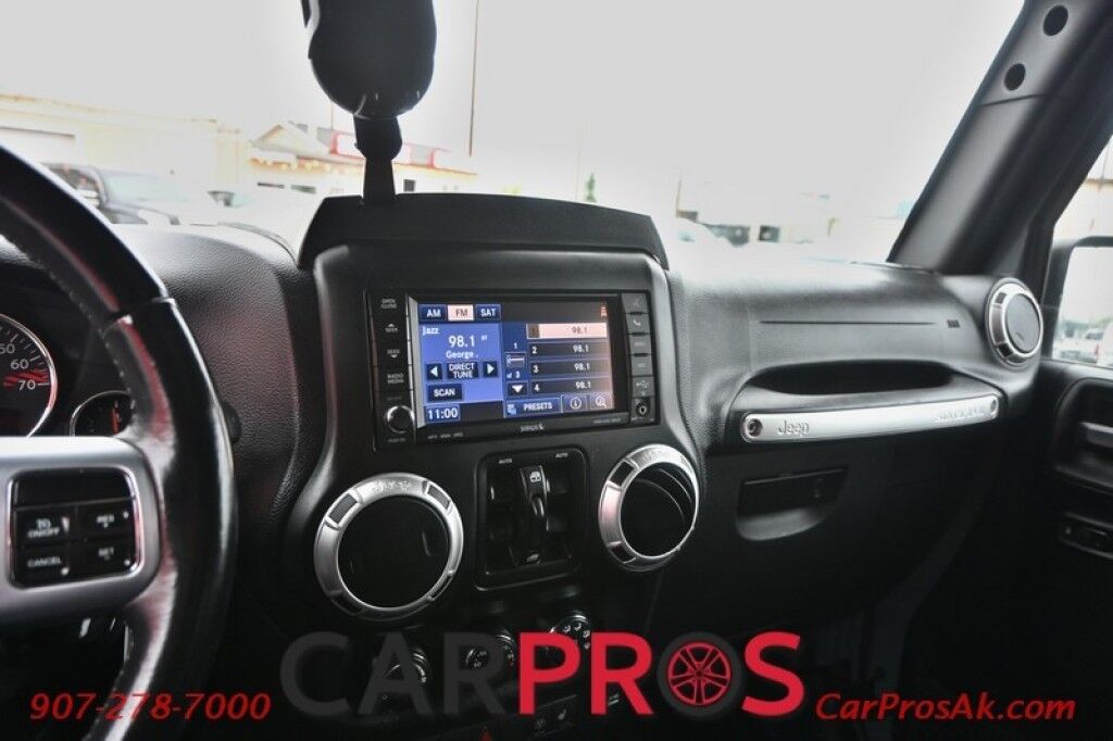 2015 Jeep Wrangler Unlimited Rubicon Hard Rock - 4X4 - 6 Speed Manual - Hard Top - Heated Leather Seats - Power Locks, Windows & Mirrors - Bluetooth - Navigation - Alpine Speakers - Winch - Keyless Entry - Aluminum Wheels Anchorage AK