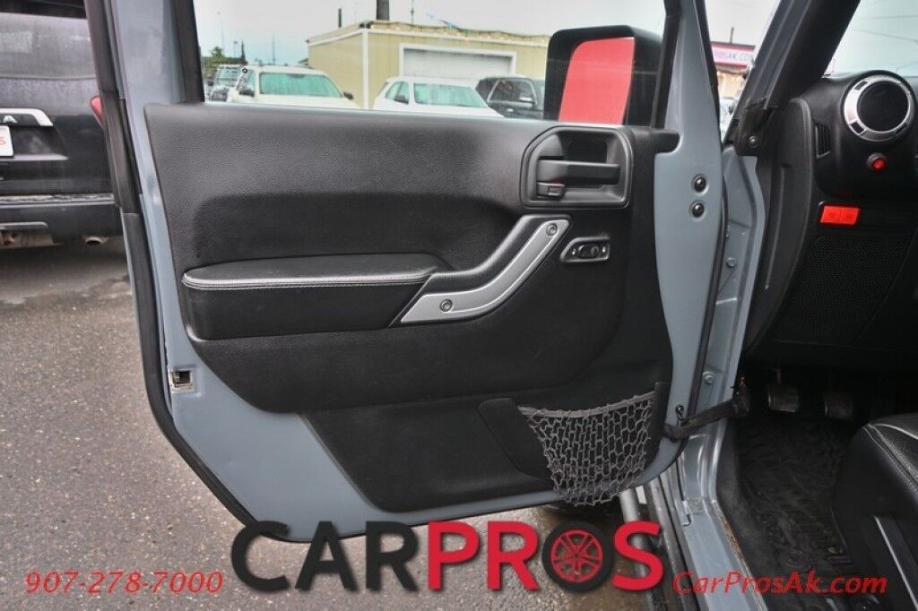 2015 Jeep Wrangler Unlimited Rubicon Hard Rock - 4X4 - 6 Speed Manual - Hard Top - Heated Leather Seats - Power Locks, Windows & Mirrors - Bluetooth - Navigation - Alpine Speakers - Winch - Keyless Entry - Aluminum Wheels Anchorage AK