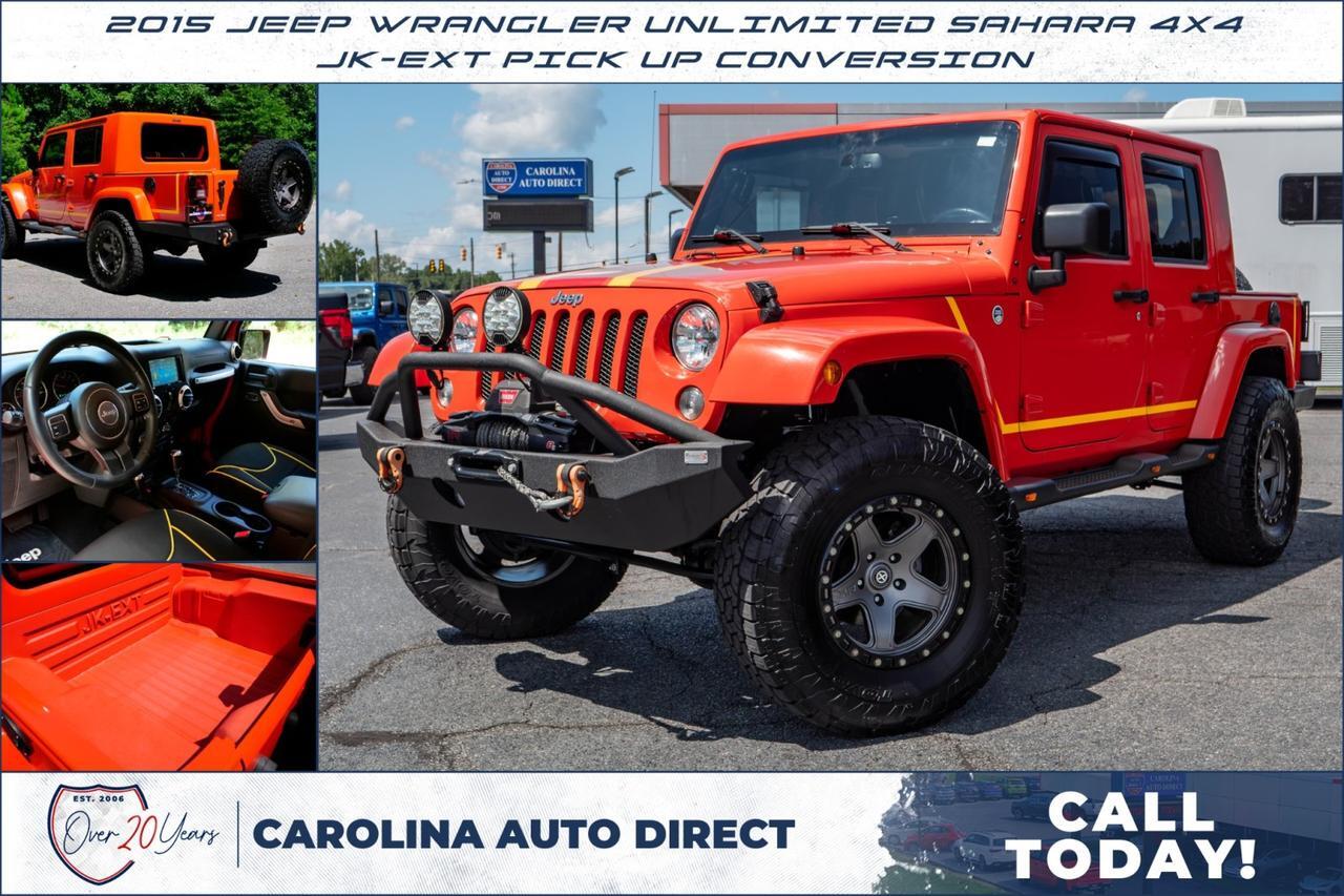 2015 Jeep Wrangler Unlimited Sahara 4X4 / JK EXT Pick Up Conversion / UPGRADES!!