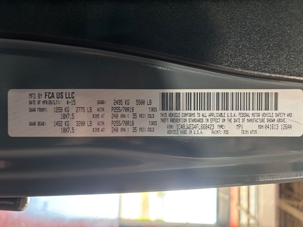 2015 Jeep Wrangler Unlimited Sahara Franklin OH