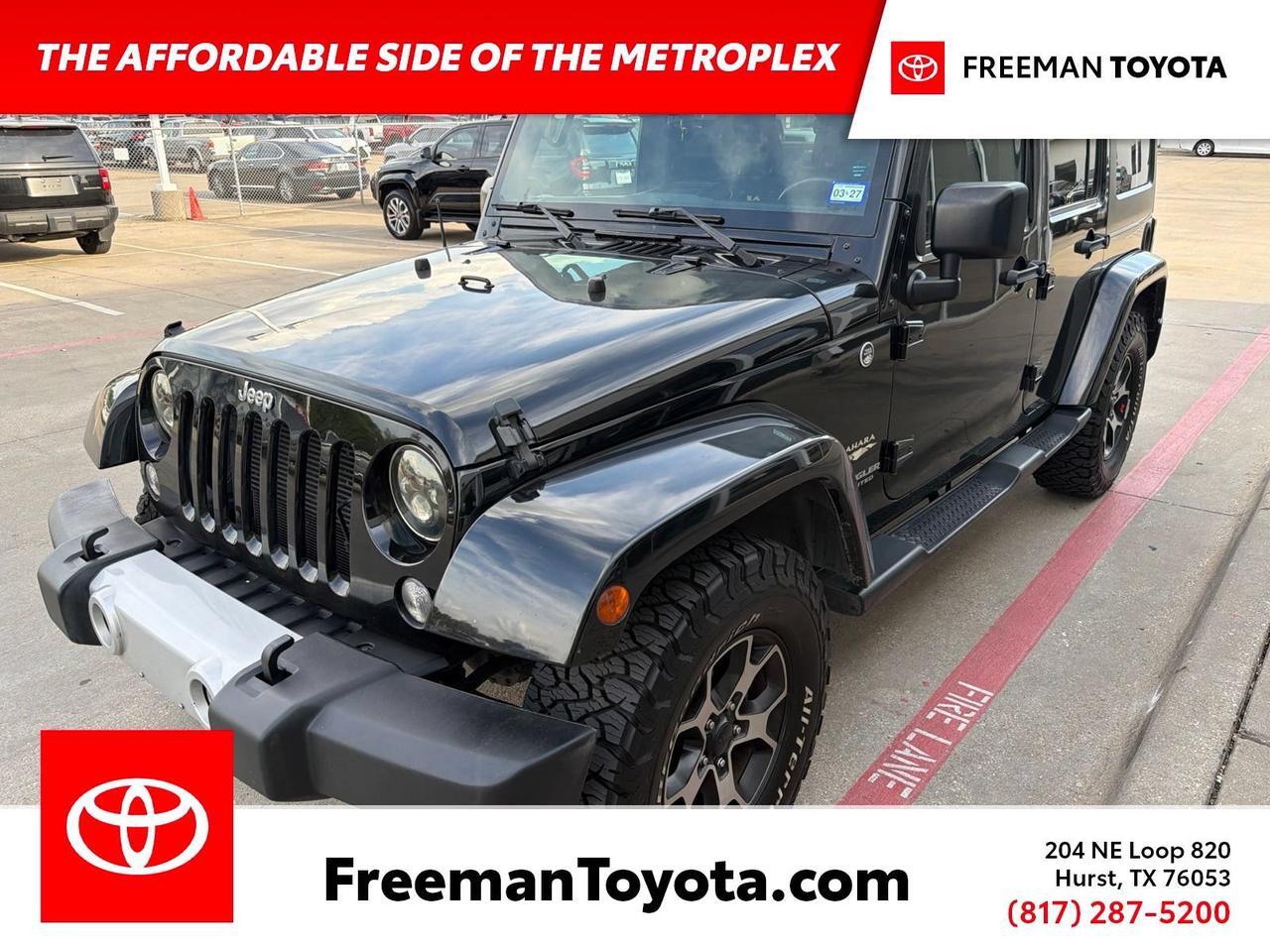 2015 Jeep Wrangler Unlimited Sahara Hurst TX