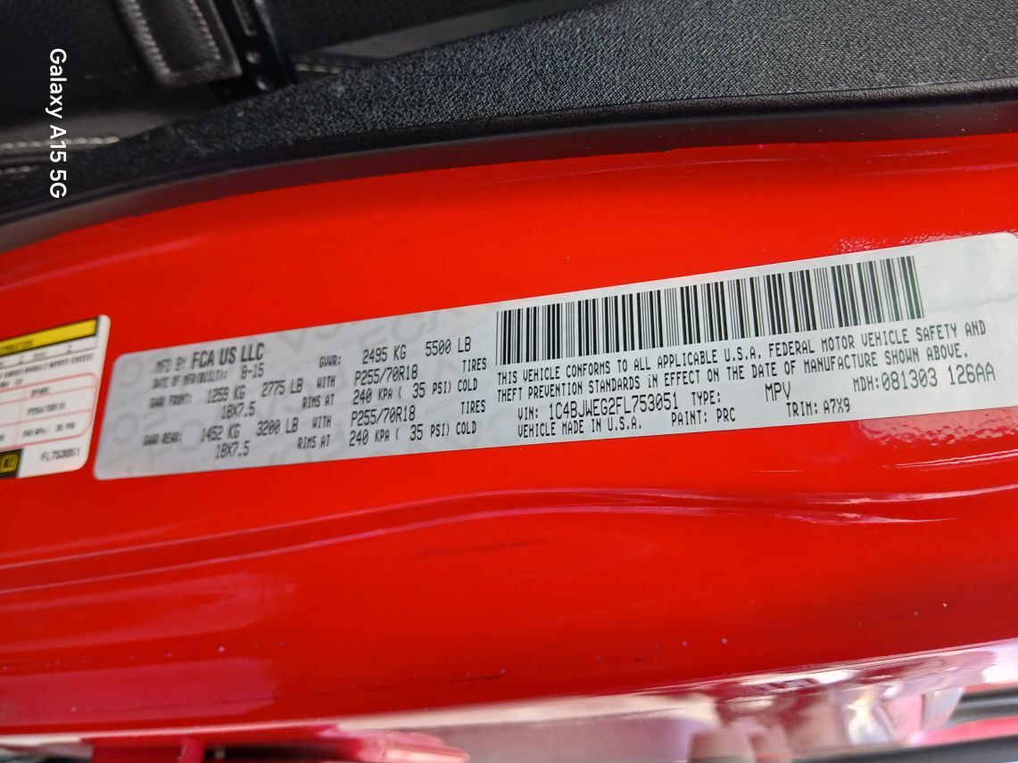 2015 Jeep Wrangler Unlimited Sahara Sport Utility 4D Maitland FL