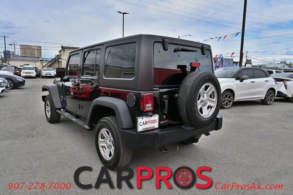 2015 Jeep Wrangler Unlimited Sport - 3.6L V6 - 4X4 - Automatic - Hard Top - Remote Start - Fog Lights - Cruise Control - A/C - Bluetooth - Block Heater - Fixed Running Boards - Tow Pkg - Low Miles Anchorage AK
