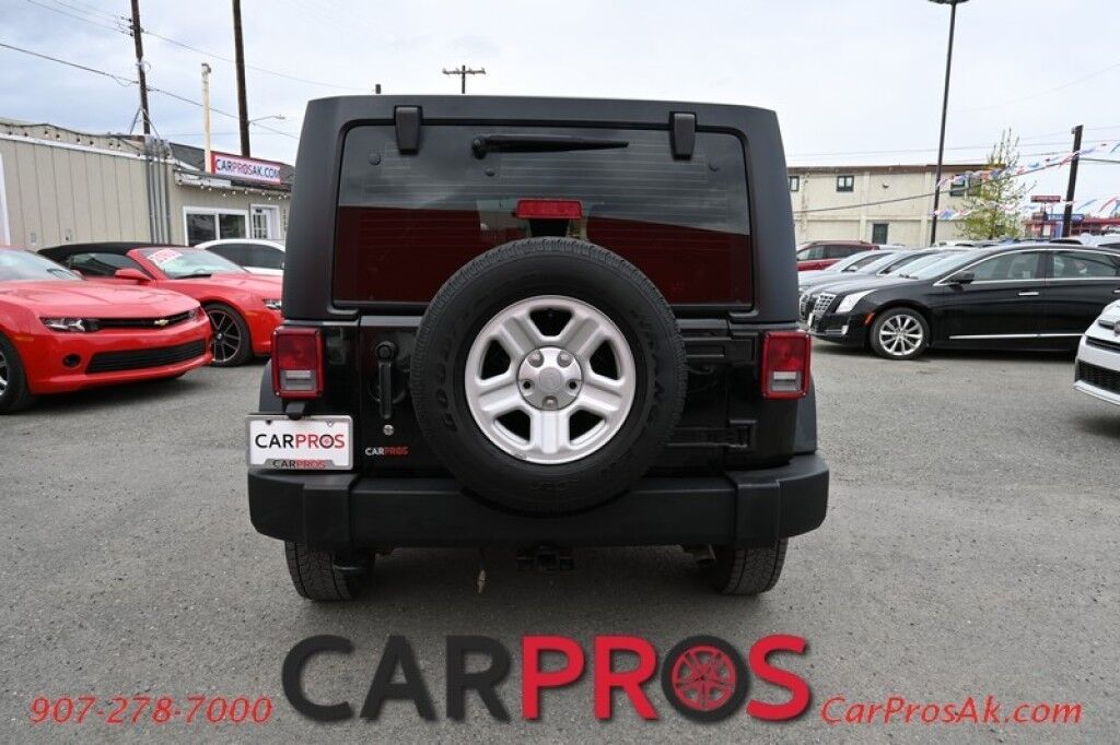 2015 Jeep Wrangler Unlimited Sport - 3.6L V6 - 4X4 - Hard Top - Remote Start - Fog Lights - Cruise Control - A/C - Bluetooth - Block Heater - Fixed Running Boards - Tow Pkg - Low Miles Anchorage AK