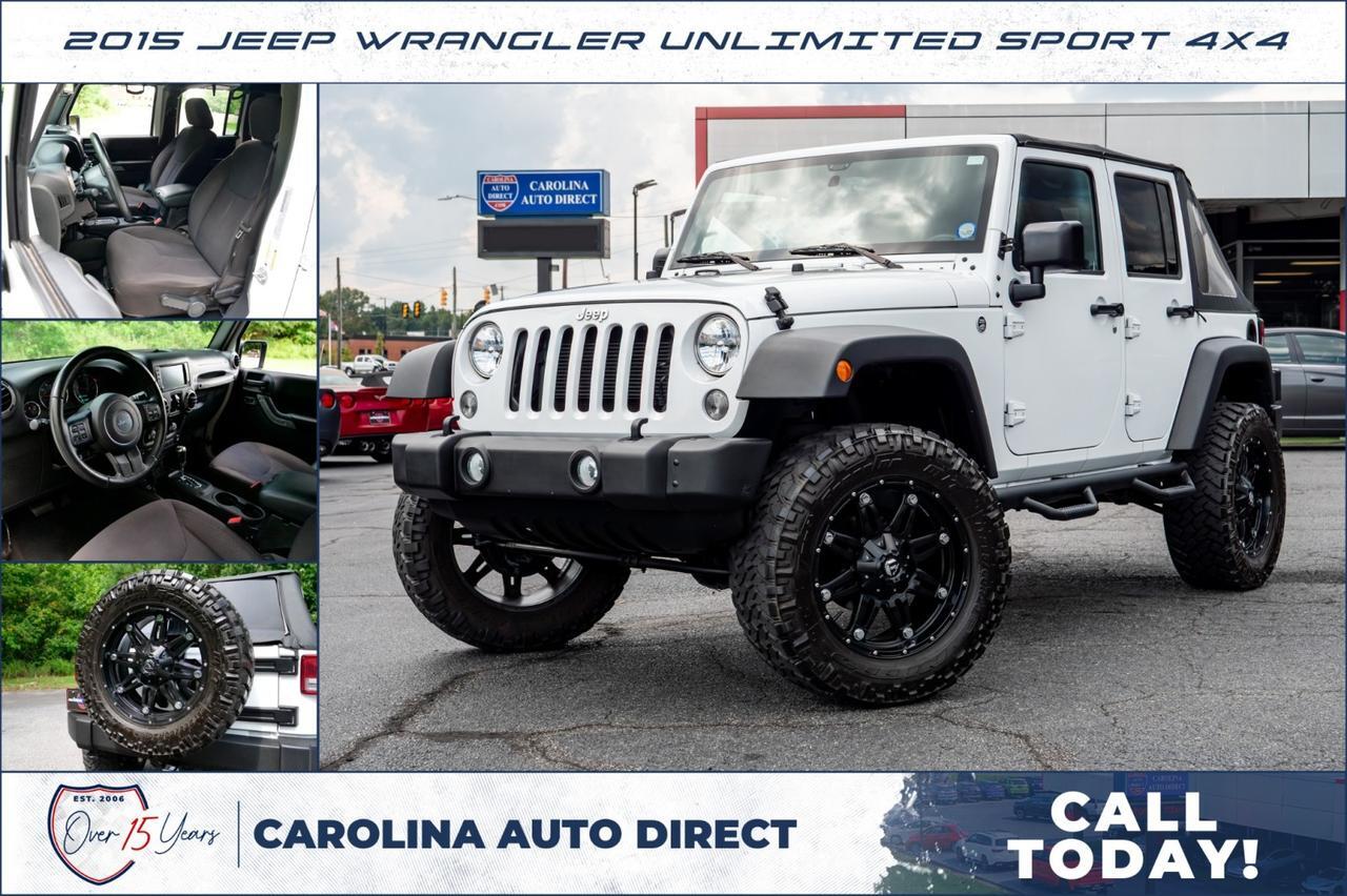 2015 Jeep Wrangler Unlimited Sport 4X4 / Fuel Wheels / Nitto Tires / Soft Top!