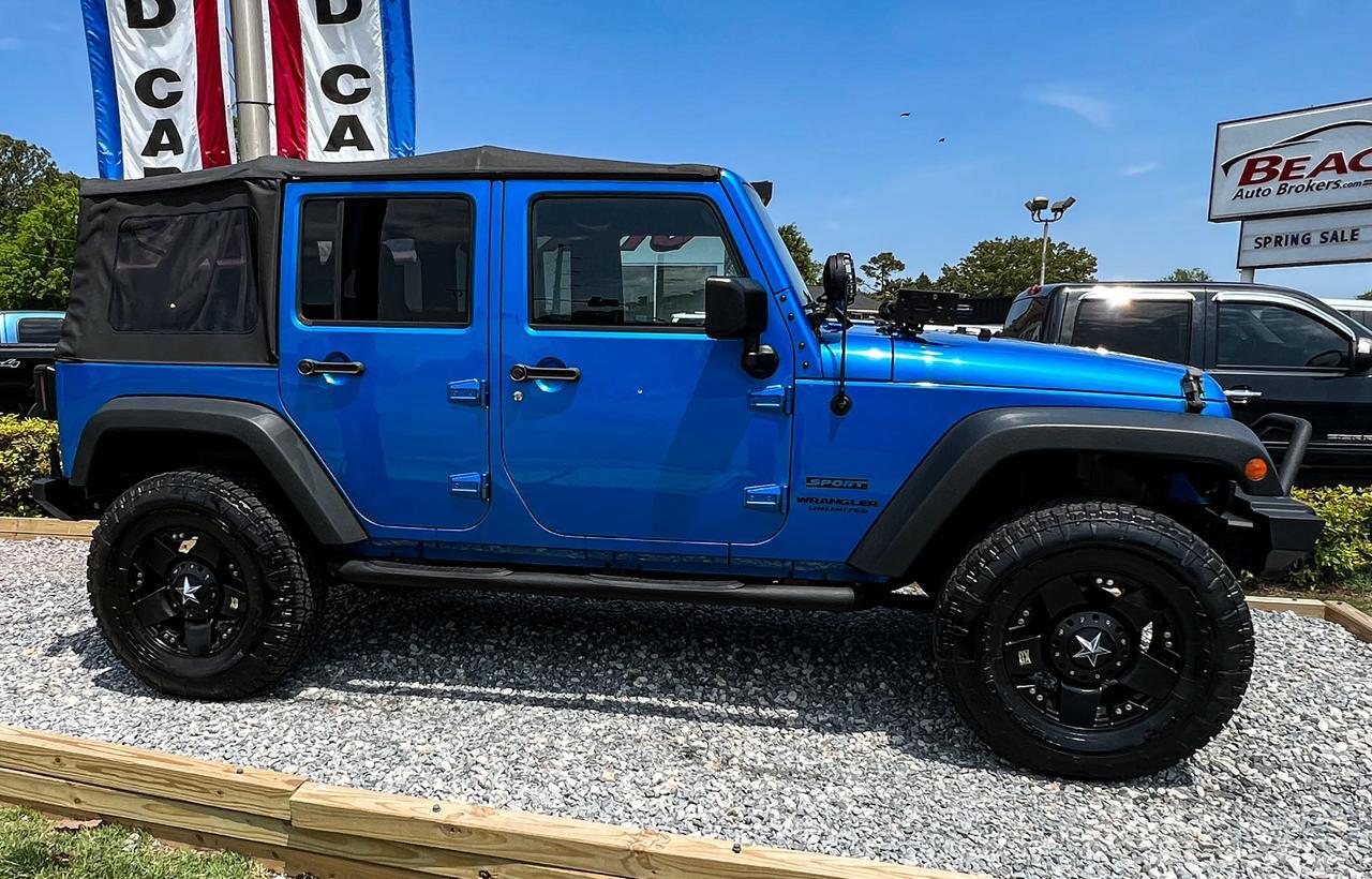 2015 Jeep Wrangler Unlimited Sport, SOFT TOP, BLUETOOTH, SIRIUS XM, TOW