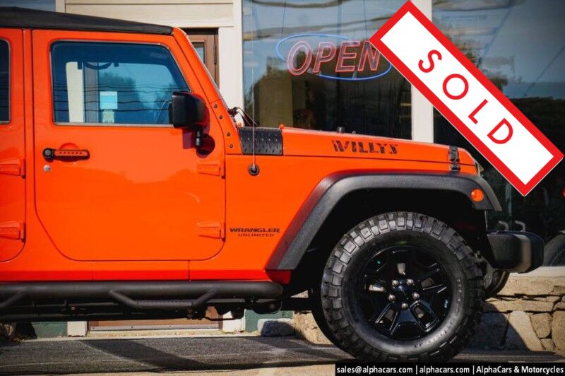 2015 Jeep Wrangler Unlimited Willys Wheeler Boston MA