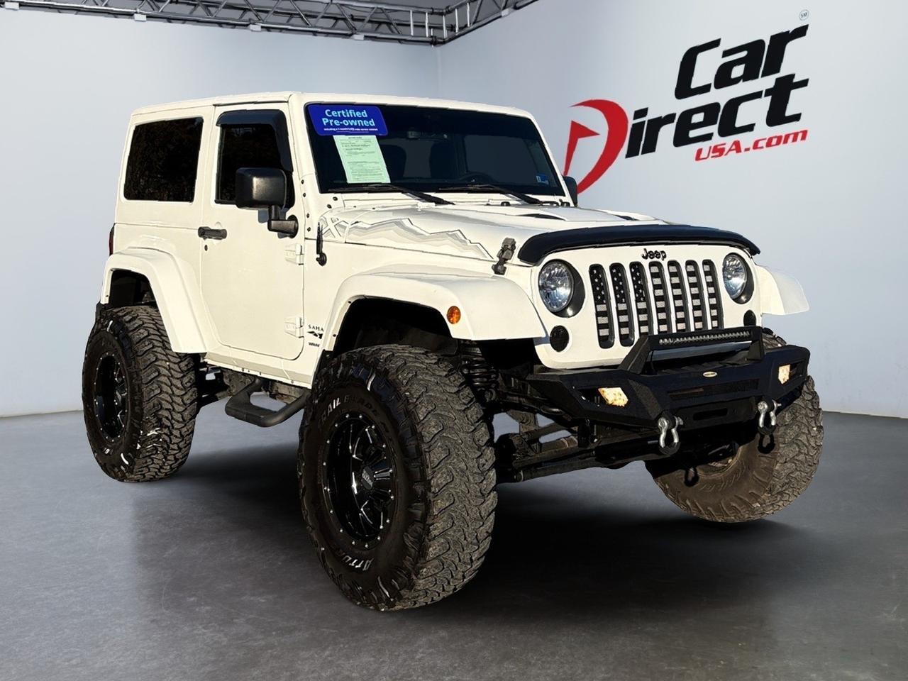 2015 Jeep Wrangler Wrangler X, LIFTED, FENDER FLARES, HOOKE ROAD BRUSH GUARD WITH LIGHT BAR, HARD TOP, TOW PACKAGE, TUBULAR SIDE STEPS, NAVIGATION, HEATED SEATS, ONLY 90K MILES, CLEAN CARFAX, WRANGLE THE ROAD TODAY! Virginia Beach VA