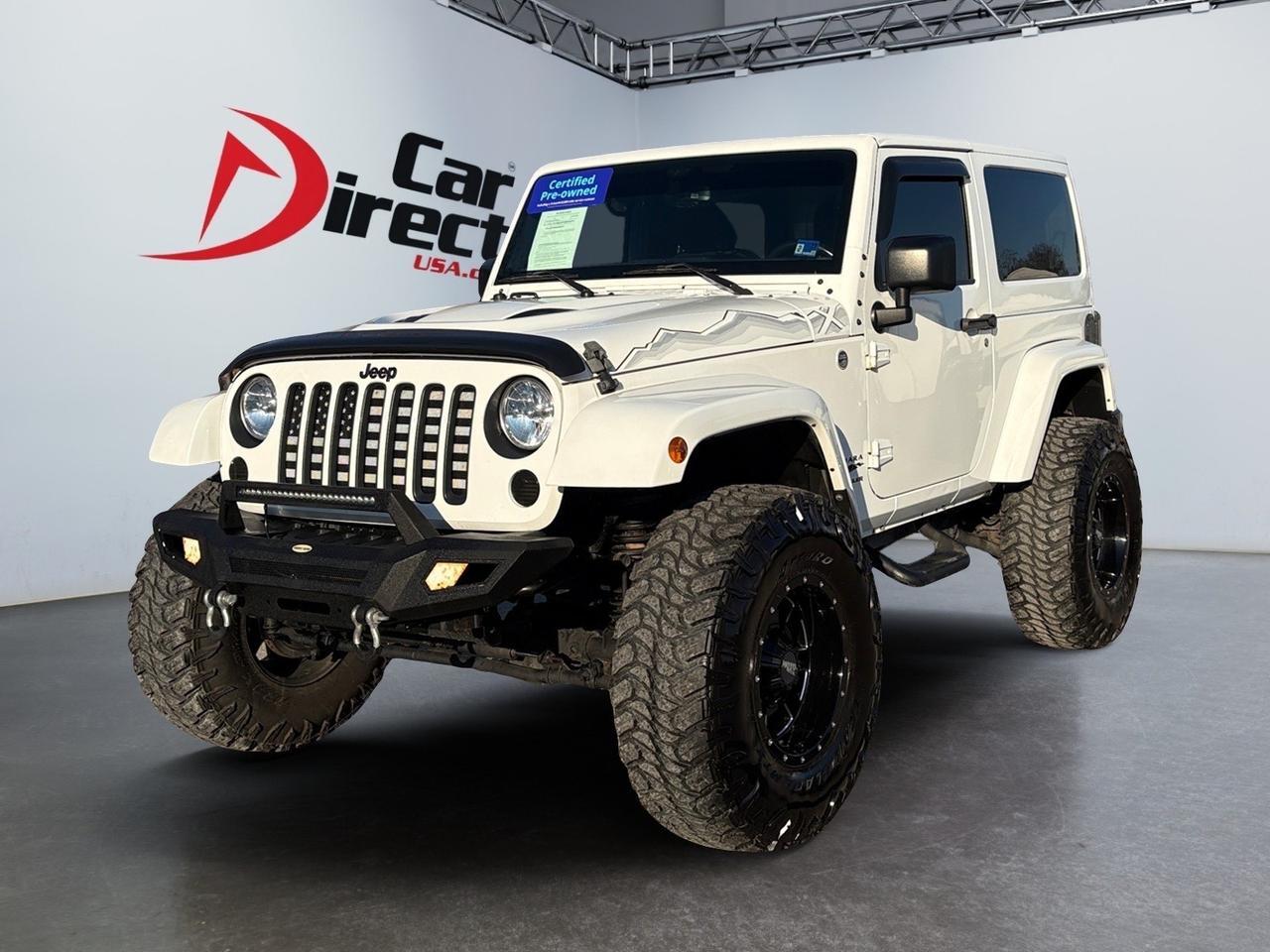 2015 Jeep Wrangler Wrangler X, LIFTED, FENDER FLARES, HOOKE ROAD BRUSH GUARD WITH LIGHT BAR, HARD TOP, TOW PACKAGE, TUBULAR SIDE STEPS, NAVIGATION, HEATED SEATS, ONLY 90K MILES, CLEAN CARFAX, WRANGLE THE ROAD TODAY!