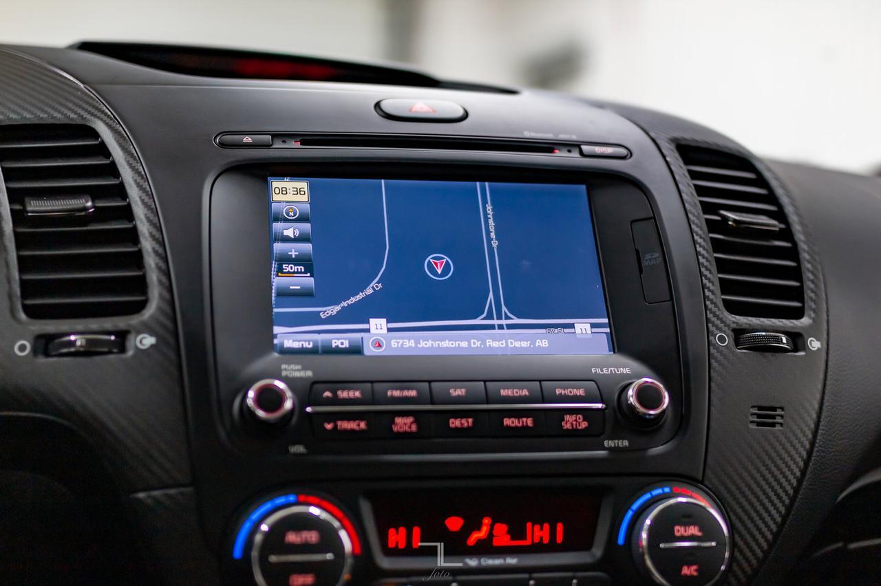 2015 Kia Forte SX Leather Roof Nav BCam Red Deer AB