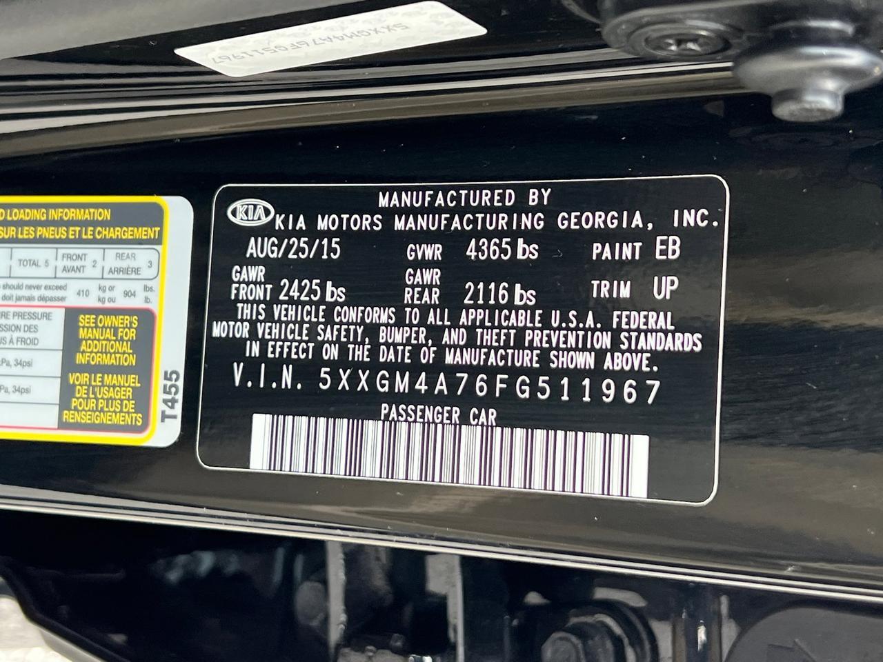 2015 Kia Optima LX Hagerstown MD