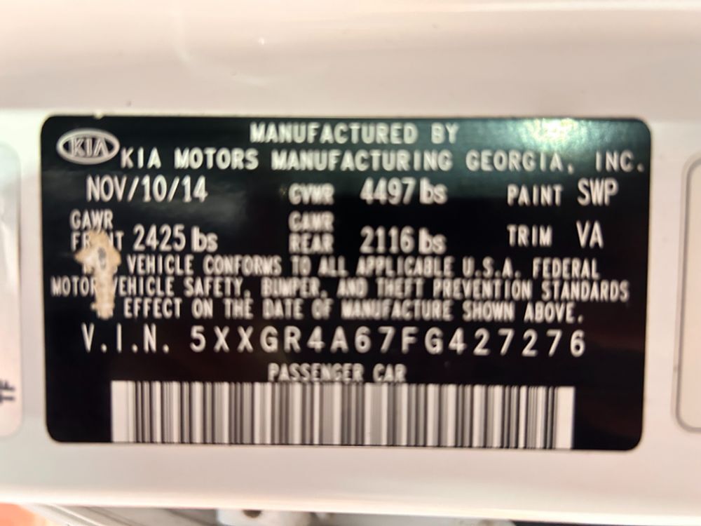 2015 Kia Optima SXL Turbo Franklin OH
