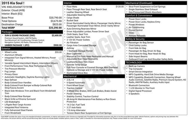 2015 Kia Soul Exclaim Raleigh NC