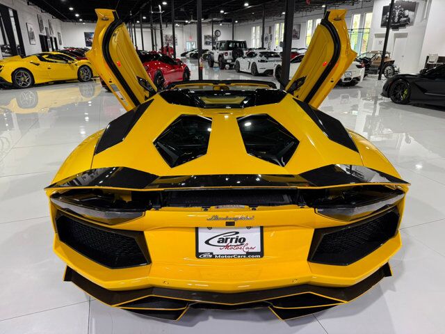 2015 Lamborghini Aventador Roadster Giallo Orion paint/calipers, custom interior, HRE wheels, Sensonum audio AND MUCH MORE!!! Fort Lauderdale FL
