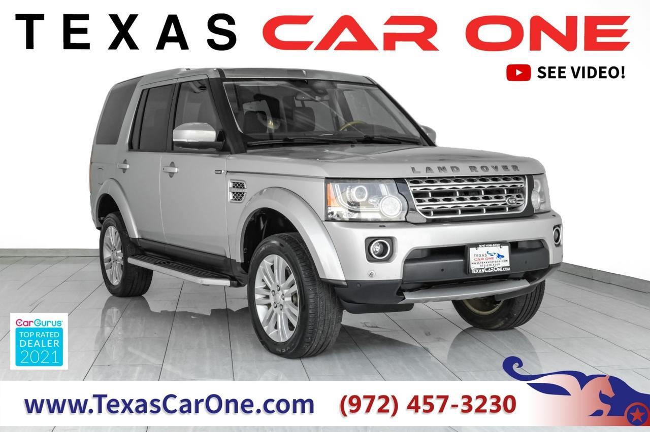 2015 Land Rover LR4 4WD LUX NAVIGATION SUNROOF LEATHER HEATED SEATS REAR CAMERA KEYLESS START MERIDIAN
