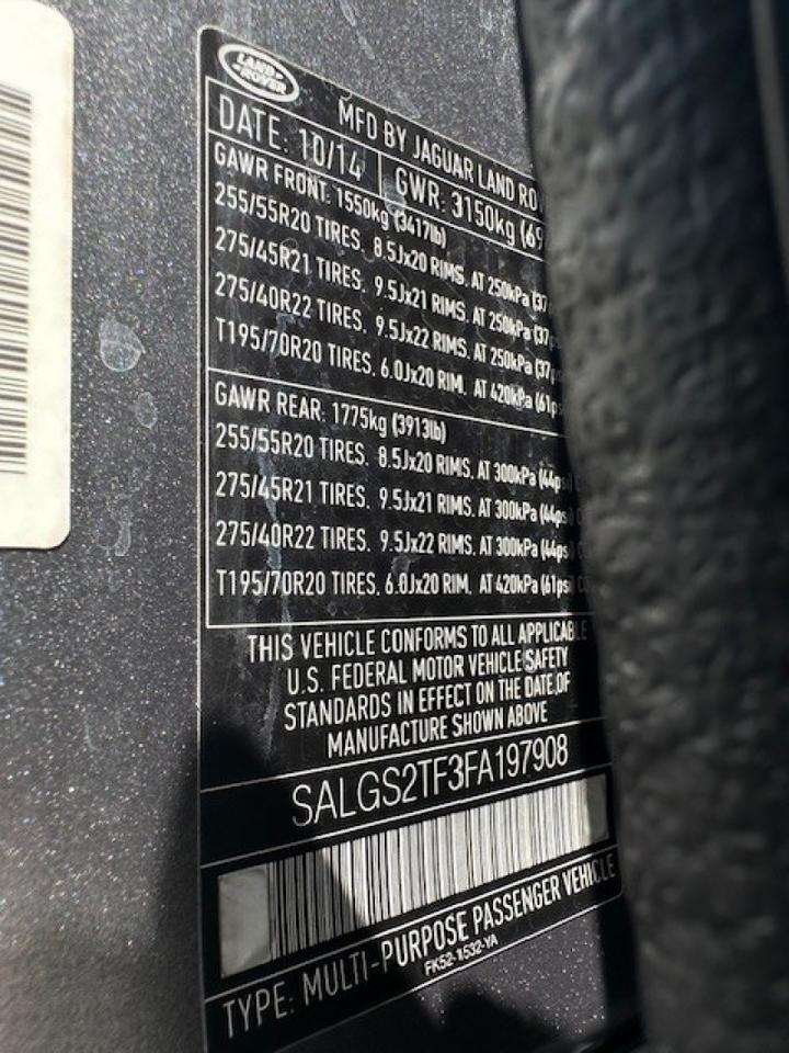 2015 Land Rover RANGE ROVER SUPERCHARGED EXTRA CLEAN AWD COLD AC FREE SHIPPING IN FLORIDA Sarasota FL