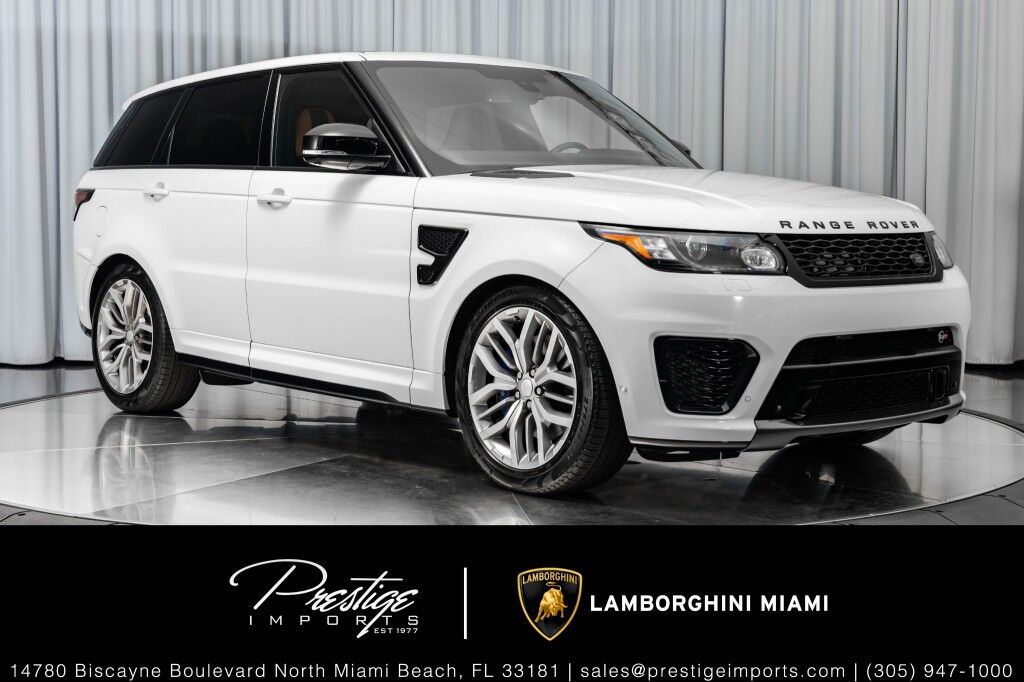 2015 Land Rover Range Rover Sport SVR North Miami Beach FL 2015 Land Rover Range Rover Sport SVR North Miami Beach FL